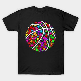 Dot day 2022 Colorful Basketball Boy International Dot Day T-Shirt